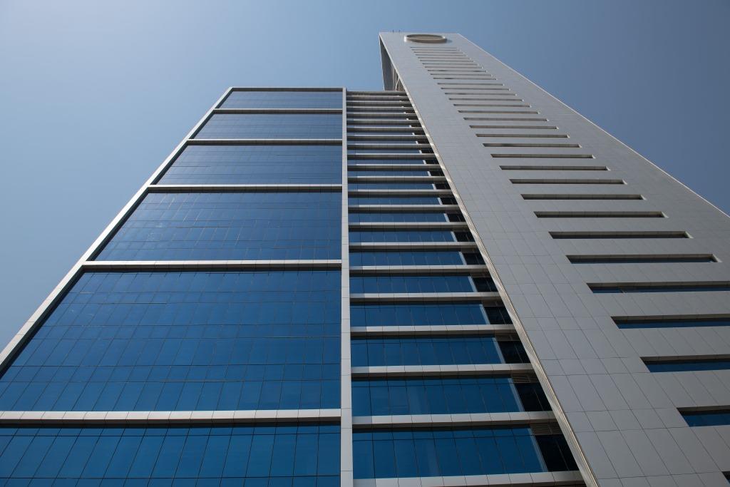  Al Hamad Tower low side angle view of the building 